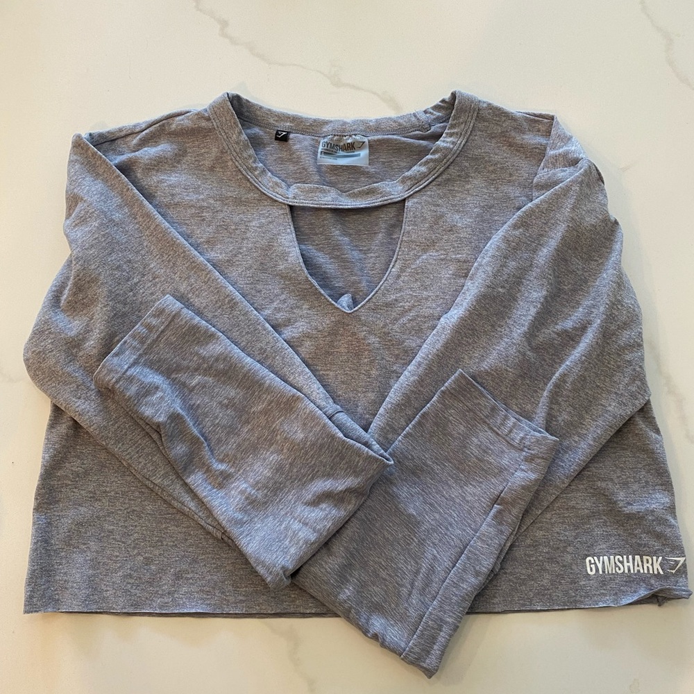 Gymshark long sleeve crop top